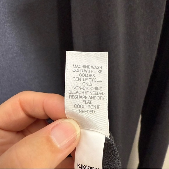 J. Jill Wearever Gray Open Front Lightweight Cardigan Size XL NWT - Picture 6 of 10